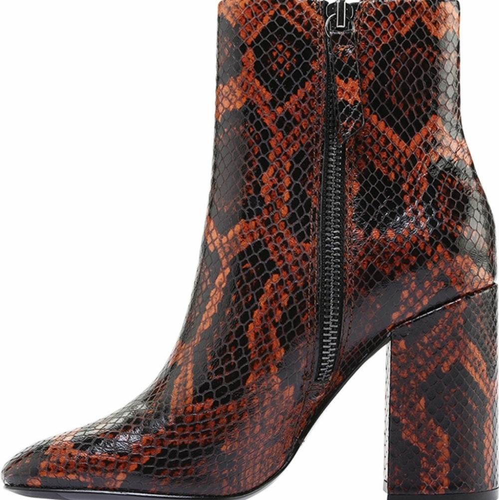 ASH Women's Jade Python Pront Ankle Bootie - Picture 2 of 6